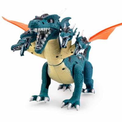 Электронный динозавр с пятью головами  Dino valley