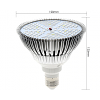  Фітолампи фіто лампа для рослин, повний спектр E27, 120LED 80 Вт