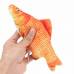 Мягкая игрушка рыба красный карп 40 см. для кошек кота с кошачьей мятой 