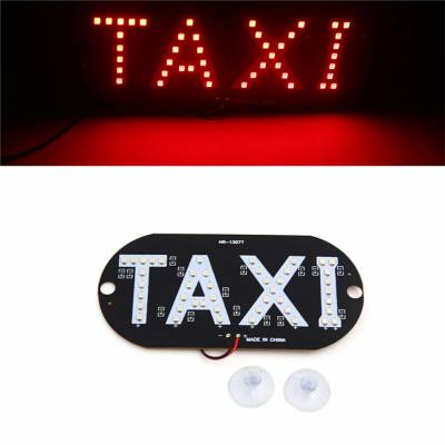 Табличка-шашка таксі TAXI світлодіодна 45 SMD LED червона