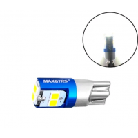 LED W5W T10 лампа в автомобиль ламочка в машину, 6 SMD, белый 