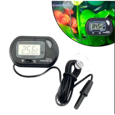 Термометр цифровий для акваріума з ЖК-дисплеєм і виносним датчиком
