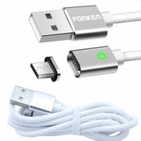 MicroUSB магнитный дата кабель Samsung LG Xiaomi 2.4А 1м