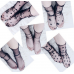 Чорні напівпрозорі шкарпетки для дівчат