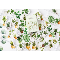 Наклейки "New plants", стікери, 45 шт