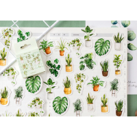 Наклейки "New plants", стікери, 45 шт