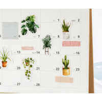 Наклейки "New plants", стікери, 45 шт