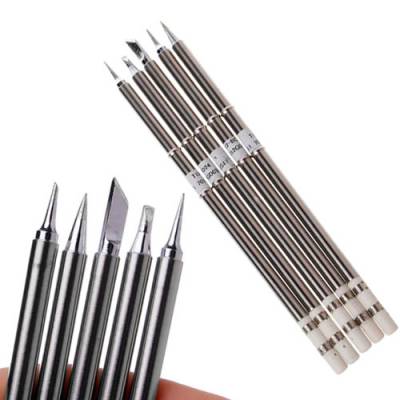 Набор жал 5шт T12 для паяльных станций паяльников Hakko