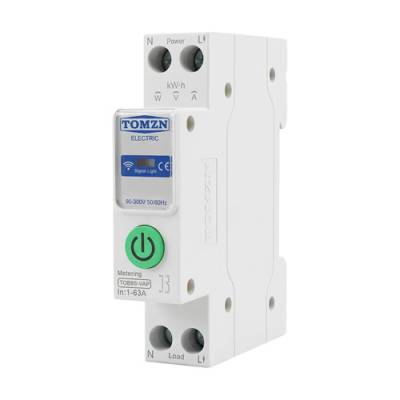 Реле контроля напряжения и тока с Wi-Fi, 220В, 1-63А, DIN, TOMZN TOB9S-VAP