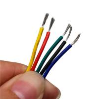 Набір дротів у силіконовому обплетенні 1жила 20AWG 5кольорів по 10м луджена мідь
