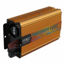Инвертор автомобильный преобразователь DC в AC 12-220В 1000Вт UKC SSK-1000W