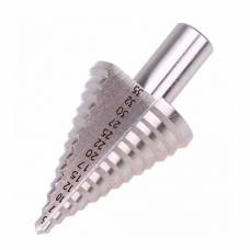 Ступенчатое шаговое сверло по металлу HSS 5-35мм Ступенчатое шаговое сверло по металлу HSS 5-35мм