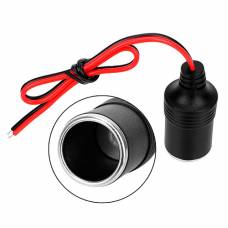 Гнездо прикуривателя с кабелем 12-24В 15А 200Вт автомобильное Гнездо прикуривателя с кабелем 12-24В 15А 200Вт автомобильное