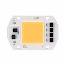 Светодиодная матрица с драйвером COB LED 50Вт 4500лм 220В, тепл. белая