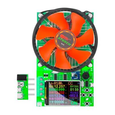 USB нагрузка электронная 150Вт 200В 20А Bluetooth тестер, Atorch DL24