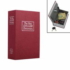 Книга, книжка сейф на ключе, металл, английский словарь S 180x115x55мм
