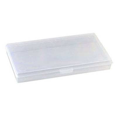 Коробка органайзер кейс для снастей бисера 145x75x15мм без ячеек