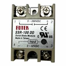 Однофазное твердотельное реле SSR-100DD 100A DC-DC Однофазное твердотельное реле SSR-100DD 100A DC-DC