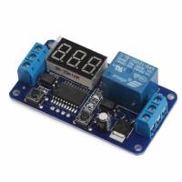 Реле с настраиваемой задержкой 12V, таймер отсчета