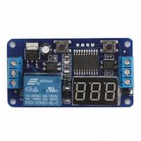 Реле с настраиваемой задержкой 12V, таймер отсчета