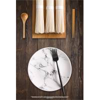 Керамическая тарелка Творческий мрамор 20 см
