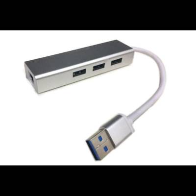 3-х портовий USB Адаптер 3.0 хаб + Ethernet port