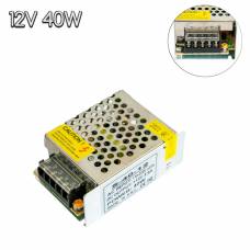 Импульсный блок питания "S-40-12" 12V 3.5A Metal трансформатор для LED ламп, блок для светодиодной ленты Импульсный блок питания "S-40-12" 12V 3.5A Metal трансформатор для LED ламп, блок для светодиодной ленты