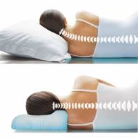 Подушка ортопедична 50х30см, антиаллергенная, Memory pillow + чохол