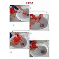 Ручной земснаряд для очистки канализационных труб черный