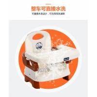 Детский складной обеденный стул цвета  розовый синий и коричневый