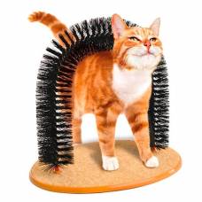 Чесалка щетка Арка когтеточка 2в1 для кошек кота Purrfect Arch