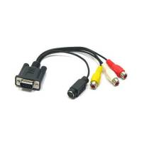Кабель переходник VGA на S-Video 3 RCA