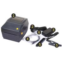 Термопринтер этикеток наклеек штрих-кода Xprinter XP-DT426B XP-460B 112мм
