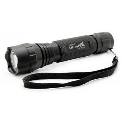 Фонарь ультрафиолетовый УФ, 3Вт, 2 батареи, зарядное