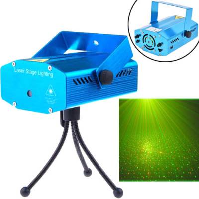 Лазерный проектор стробоскоп цветомузыка, прыгающие точки