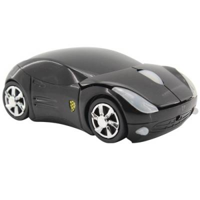 Беспроводная мышь Porsche, мышка машинка, черная