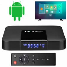 Медиаплеер Android Smart TV Box Amlogic S905W 1/8ГБ Tanix TX3 Mini