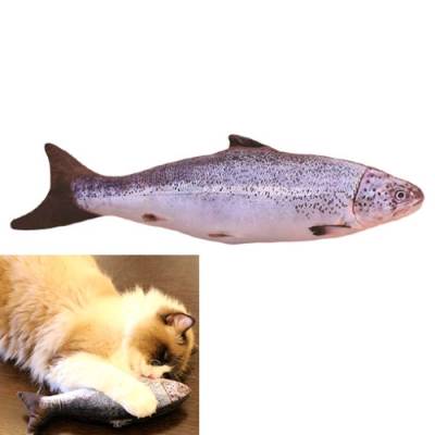 Мягкая игрушка рыба Форель 19см для кошек кота с кошачьей мятой