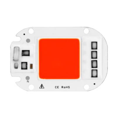 Светодиодная матрица с драйвером COB LED 50Вт 4500лм 220В, красная