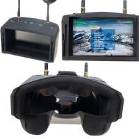 FPV видео шлем очки DVR Diversity 5.8G 40CH RaceBand 5'' Eachine EV800D