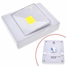 LED светильник лампа выключатель на батарейках 3Вт на магните, липучке