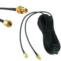 Шнур 20м удлинитель Wi-Fi RP-SMA, коаксиал, антенна