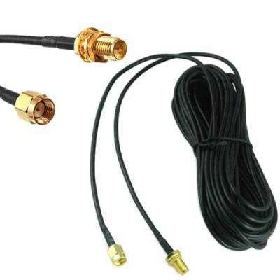 Шнур 20м удлинитель Wi-Fi RP-SMA, коаксиал, антенна