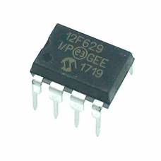 Чип PIC12F629-I/P 12F629 DIP8, Микроконтроллер 8-бит 20МГц 1.75КБ Flash