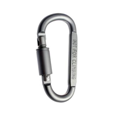 Карабин походный алюминиевый с муфтой, 8см