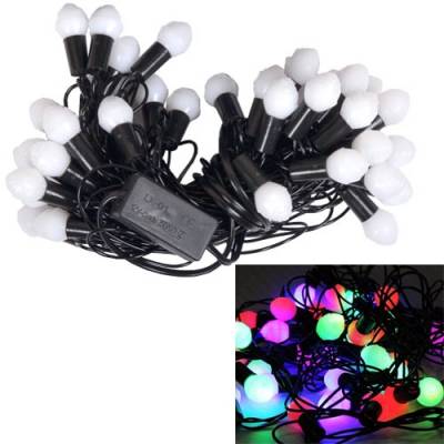 Гирлянда светодиодная новогодняя цветная Шишки 40 LED ламп 5.8м