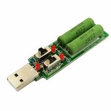 USB нагрузочный резистор, нагрузка со свичем 1А/2А/3А