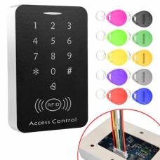 Система контроля доступа СКД панель RFID РЧИД + клавиатура + 10 брелков