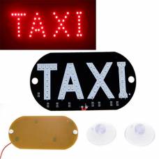 Автомобильное LED табло табличка Такси TAXI 12В, красное