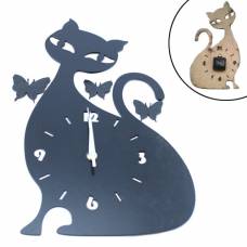 Часы настенные декоративные Элегантная Кошка 40см
